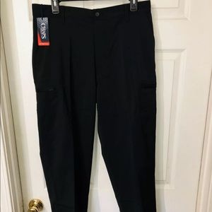 NWT Chaps Golf Men's Black Cargo Golf Pants 33x 30